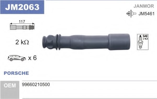 JANMOR JM2063 Plug, coil